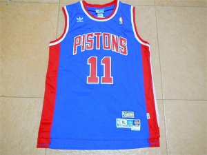 Maillot De Basket Detroit Pistons Isaiah Thomas 11 Retro Engrener Light Bleu